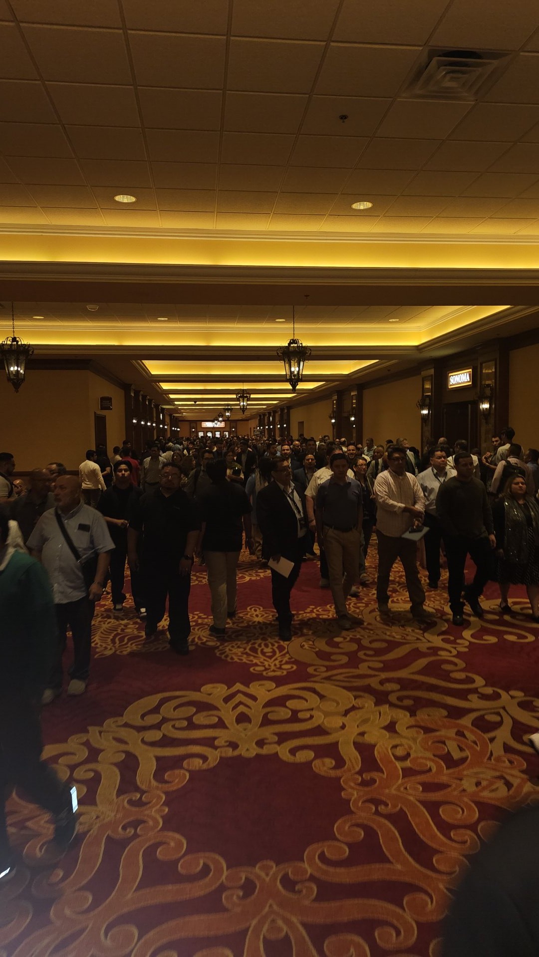 Evening networking event