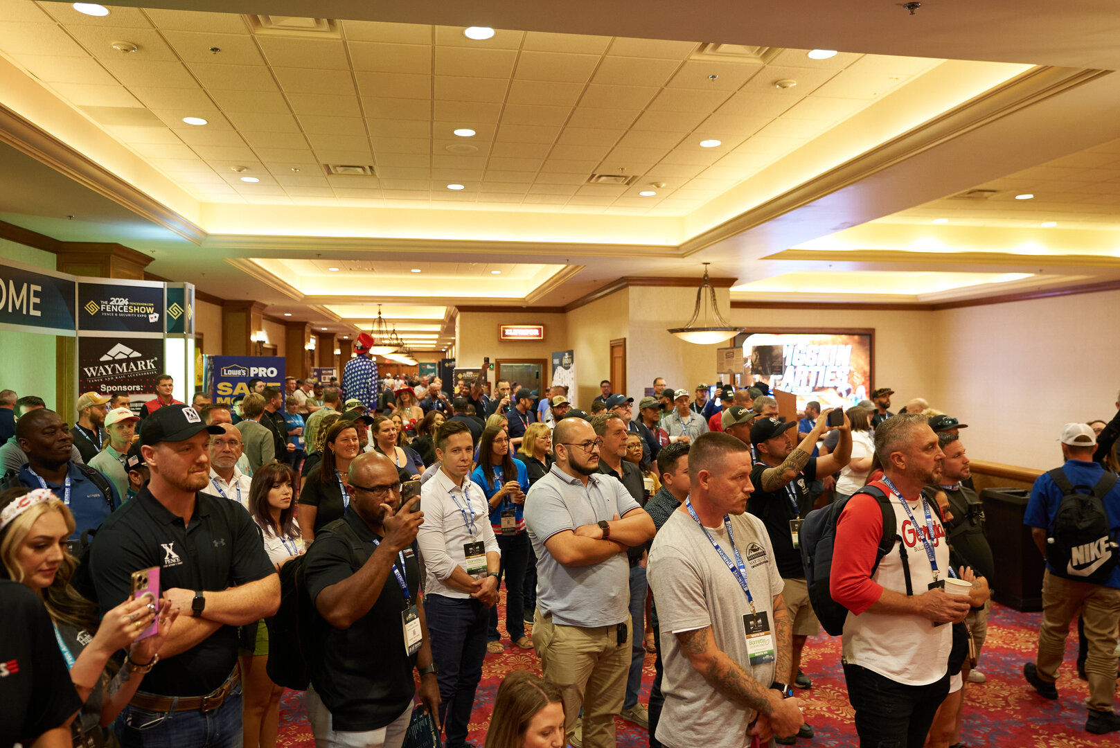 Packed expo hall